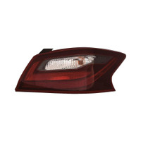 Tail Lamp Passenger Side Nissan Altima 2017-2018 Sr Model With Dark Red Bezel Capa , Ni2805111C