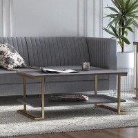 CosmoLiving by Cosmopolitan Camila Sled Coffee Table with Storage