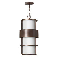 Longshore Tides Carrera Bronze 1 -Bulb 21.3" H Mains only Outdoor Hanging Lantern