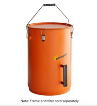 Fryclone 6 Gallon Orange Utility Pail * Restaurant Supply , Equipment, Smallwares , Hoods and More !*