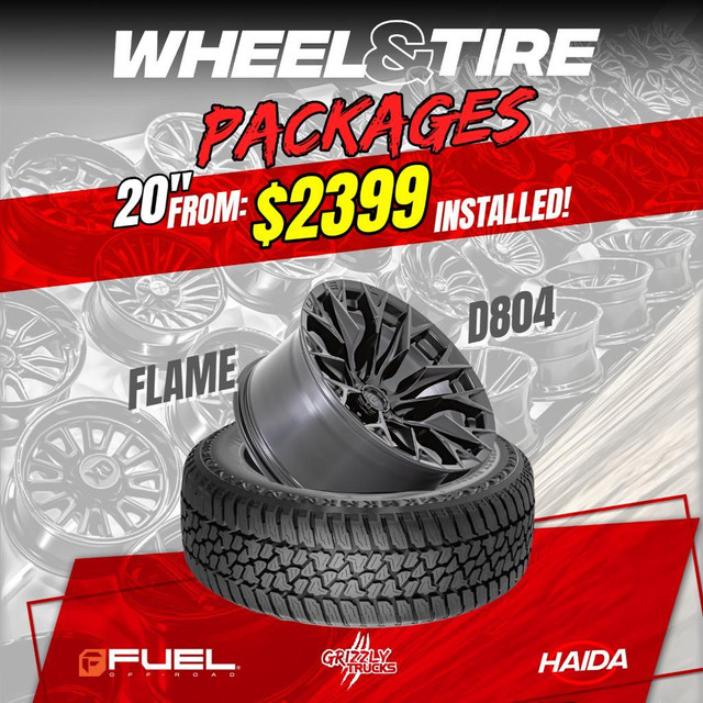 LOWEST PRICES ON FUEL WHEELS! Package Fuels for $2399 only! INSTALLED! Many Styles on Shelf! in Tires & Rims in Edmonton Area - Image 2