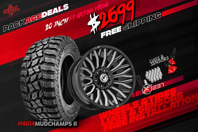 Largest Selection of Off-Road Wheels in Canada! FREE SHIPPING ALL OVER CANADA! in Tires & Rims