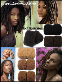 100% Cheveux Humain Afro en vrac...Idéal pour créer Dreadlocks,Twists, Tresses...