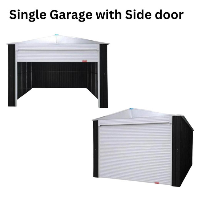 Brand new! Double and Single GARAGE METAL SHED with side entry | Finance Available |  Certified warranty in Other - Image 2