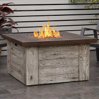 Real Flame Forest Ridge Magnesium Oxide Fire Pit Table