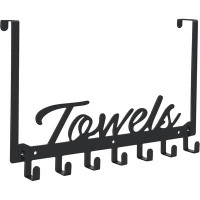FERACT Over The Door Hooks, Towel Rack for Bathroom Towel Holder