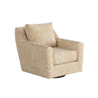 Bungalow Rose Fording Upholstered Swivel Armchair