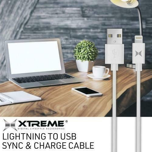 4ft. XTREME 8 Pin to USB Sync and Charge Cable – White in Cell Phone Accessories - Image 4