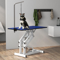 Pet Grooming Table 42.5" x 23.6" x 36.2" Blue