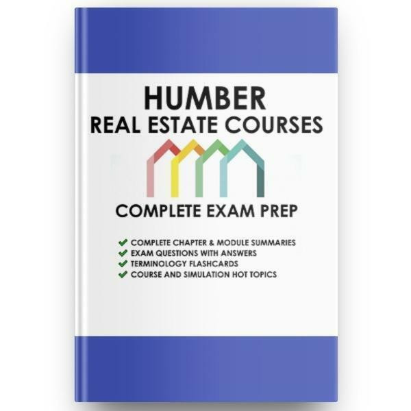Humber Real Estate Salesperson & Real Essentials Exam, 2022 Answers Sims All Courses Study Books, Real Estate Broker in Textbooks in Ontario