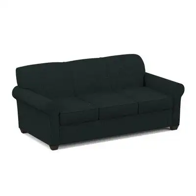 Edgecombe Furniture Finn 83" Rolled Arm Sofa Bed with Reversible Cushions