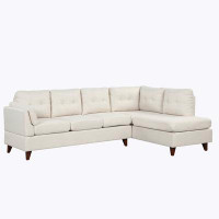 JBRHTWP8MQAPNM4E L-Shape Couch with Chaise Lounge,Sectional Sofa with one Lumbar Pad