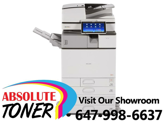 NEWER MODEL Ricoh Color Multi-functional Printer Copier Scanner with LOW PAGE COUNT available with ALL INCLUSIVE PROGRAM in Printers, Scanners & Fax in Ontario - Image 2