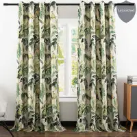Homlpope Window Treatment Curtains For Studio, Blocking Blackout Windows Curtain For Living Room, 52X84, Set Of 2