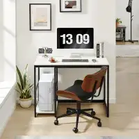 17 Stories Modern White Desk | Diverse Storage | Reliable Build | Easy Assembly