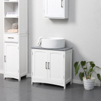 Winston Porter Gailand 13" W x 23.5" H x 23.5" D Free-Standing Bathroom Cabinet