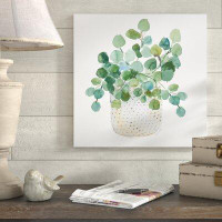 Made in Canada - Gracie Oaks 'Potted Plant III' Watercolor Painting Print