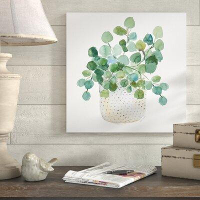 Made in Canada - Gracie Oaks 'Potted Plant III' Watercolor Painting Print in Plants, Fertilizer & Soil