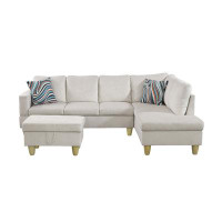 Lifestyle Furniture Linda 3 - Piece Upholstered Sectional