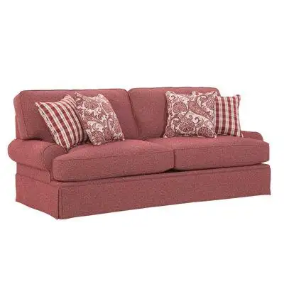 Red Barrel Studio Wimbledon 90" Rolled Arm Sofa with Reversible Cushions