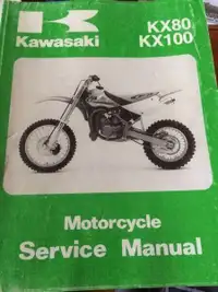 1998 Kawasaki KX80 KX100 Service Manual