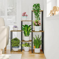 17 Stories Plant Stand Indoor Corner Plant Shelf 5 Tier