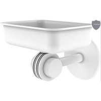Red Barrel Studio Wall Mounted Dotted Accents Soap Dish, Matte White