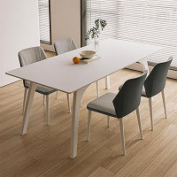 HIGH CHESS White rock plate dining table