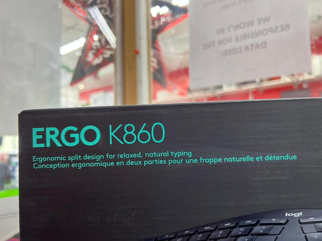 Logitech ERGO K860 Bluetooth Ergonomic Keyboard - English - BNIB @MAAS_COMPUTERS in General Electronics in Toronto (GTA) - Image 2