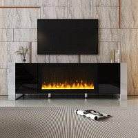 Latitude Run® TV Cabinet With Electric Fireplace