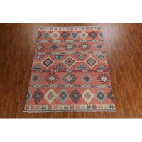 Rugsource Geometric Wool Abstract Oriental Area Rug Hand-Knotted 8X10