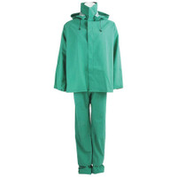 Condor Rain Suit, rainsuit 3 PCE FR GREEN Size Medium, #RS3FR-M