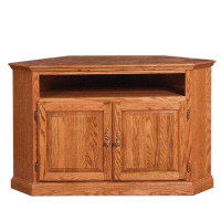 Loon Peak Lunsford Solid Wood Corner TV Stand for TVs up to 57"