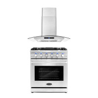 Cosmo 30" 380 CFM Ducted Wall Mount Range Hood in Stainless Steel