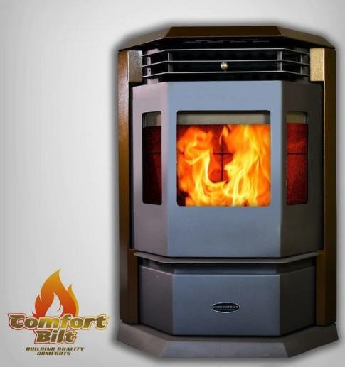 ComfortBilt HP22 Pellet Stove - 3 Finishes - 55 pound hopper capacity, 50,000 BTU, EPA and CSA Certified in Fireplace & Firewood