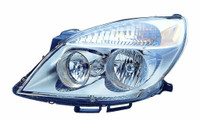 Head Lamp Driver Side Saturn Aura 2007 1St Design With Bulb Shield For High Beam To 04/11/07 Capa , Gm2502305C