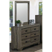 Foundry Select Castine 6 Drawer Double Dresser with Mirror
