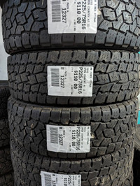 P225/75R16 225/75/16  TOYO OPEN COUNTRY  AT II (all season / summer tires ) TAG # 12327