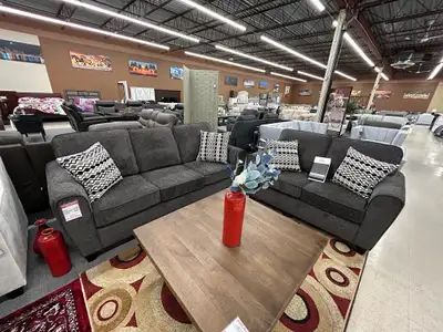 Grey Fabric Sofa Set! Living Room Furniture Sale