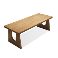 Lilac Garden Tools 94.49" Burlywood Rectangular Solid Wood desks