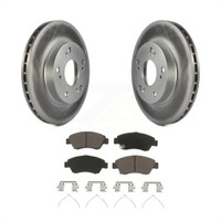 Front Coated Disc Brake Rotors And Ceramic Pads Kit For Honda Civic Acura RSX CR-Z KGC-100163