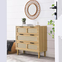 Bay Isle Home™ 3 drawer cabinet with metal handles
