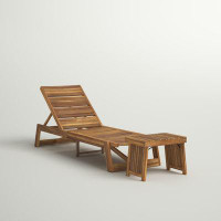 Sand & Stable™ Madera Outdoor Acacia Wood 6 Piece Chaise Lounge Set
