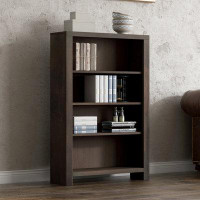 Ebern Designs Fully Assembled Brown Bookshelf