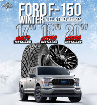 Ford F150 Winter Tire Packages/ Installed/ Free Lug Nuts Included