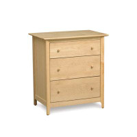 Copeland Furniture Sarah 3 Drawer 33.75" W Solid Wood Chest