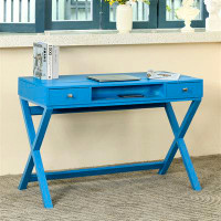 Breakwater Bay Lift Desk With 2 Drawer Storage, Computer Desk With Lift Table Top, Adjustable Height Table