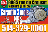 Transmission Automatique AWD Acura MDX 2001 2002, 01 02 MDX AWD Automatic transmission 4X4