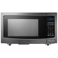 Insignia 1.1 Cu. Ft. Microwave (NS-MW11BS9-C) - Black Stainless Steel - Only at Best Buy