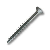 CSH #8 x 1-3/4 in. Zinc Square Drive Flat-Head Coarse Thread with Nibs Self-Tapping